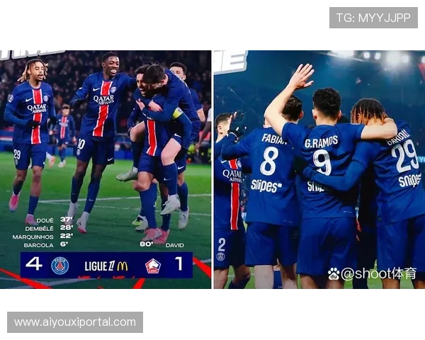 半场结束，巴黎1-0领先里尔，登贝莱破门